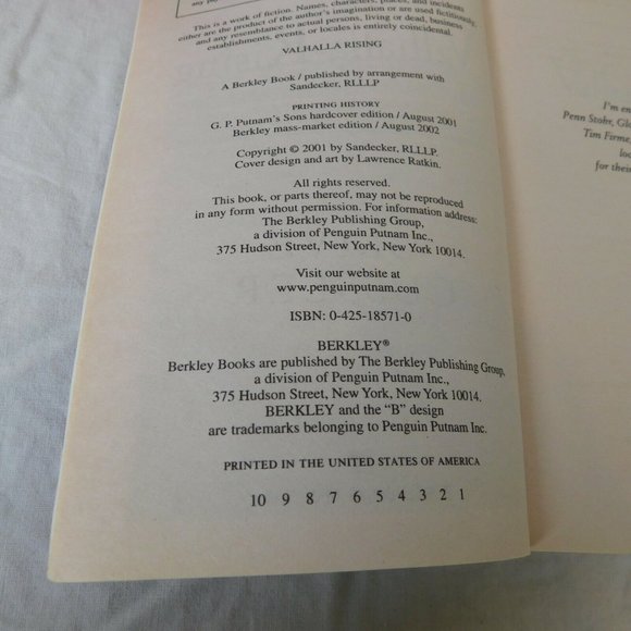 Lot of 3 Clive Cussler PB Valhalla Rising Dirk Pitt Kingdom Fargo Mirage Oregon - Picture 4 of 10
